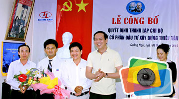 Lễ Công bố Quyết định thành lập chi bộ Đảng Thiên Tân Group