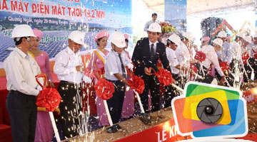 Lễ khởi công nhà máy điện mặt trời tại Quảng Ngãi