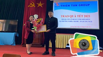 Trao tặng quà tết 2021 cho bà con có hoàn cảnh khó khăn phường Nghĩa Chánh, thành phố Quảng Ngãi